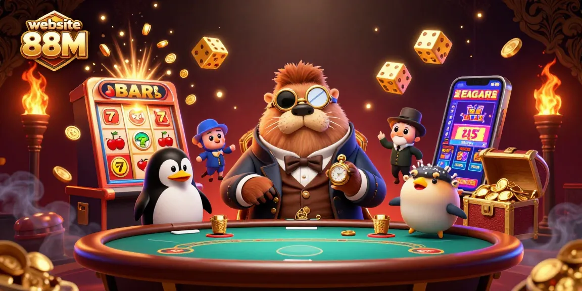 Experience thrills at website 88M with vibrant underwater casino games and engaging characters.