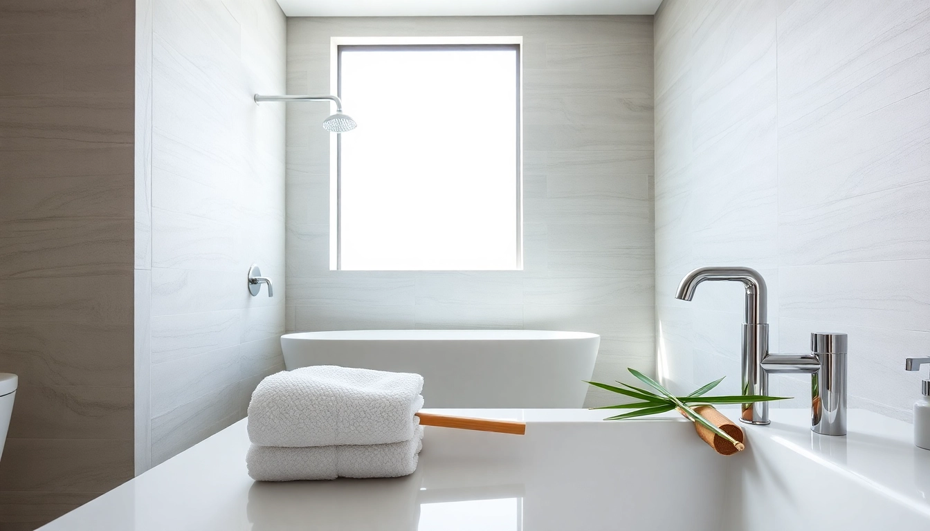 Experience elegant showers au with stylish features and serene design in a modern bathroom setting.