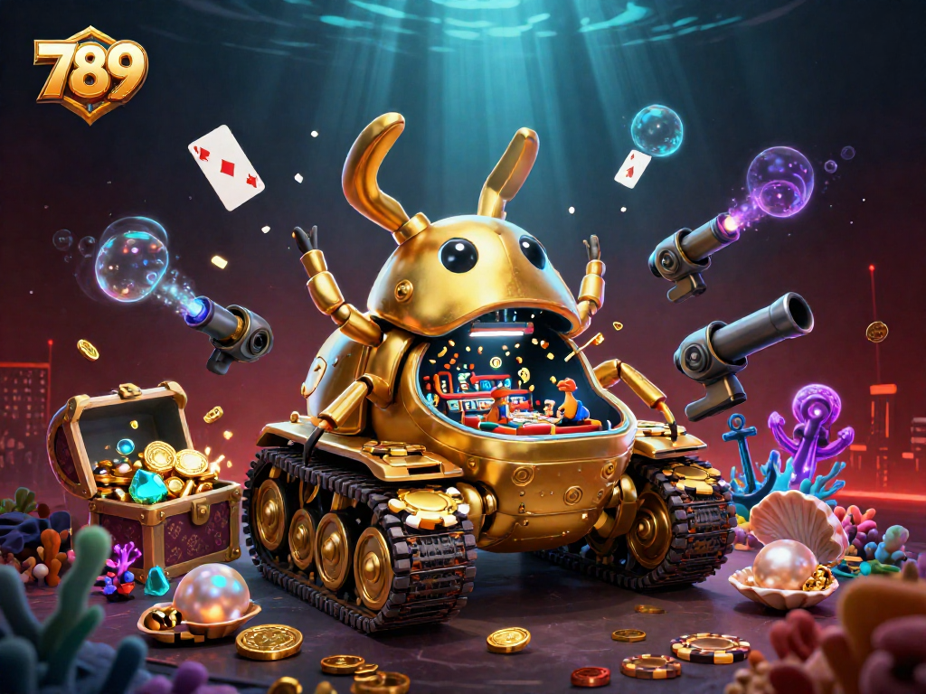 Engage in thrilling gambling action with 789 club's mesmerizing casino world featuring vibrant scenes.