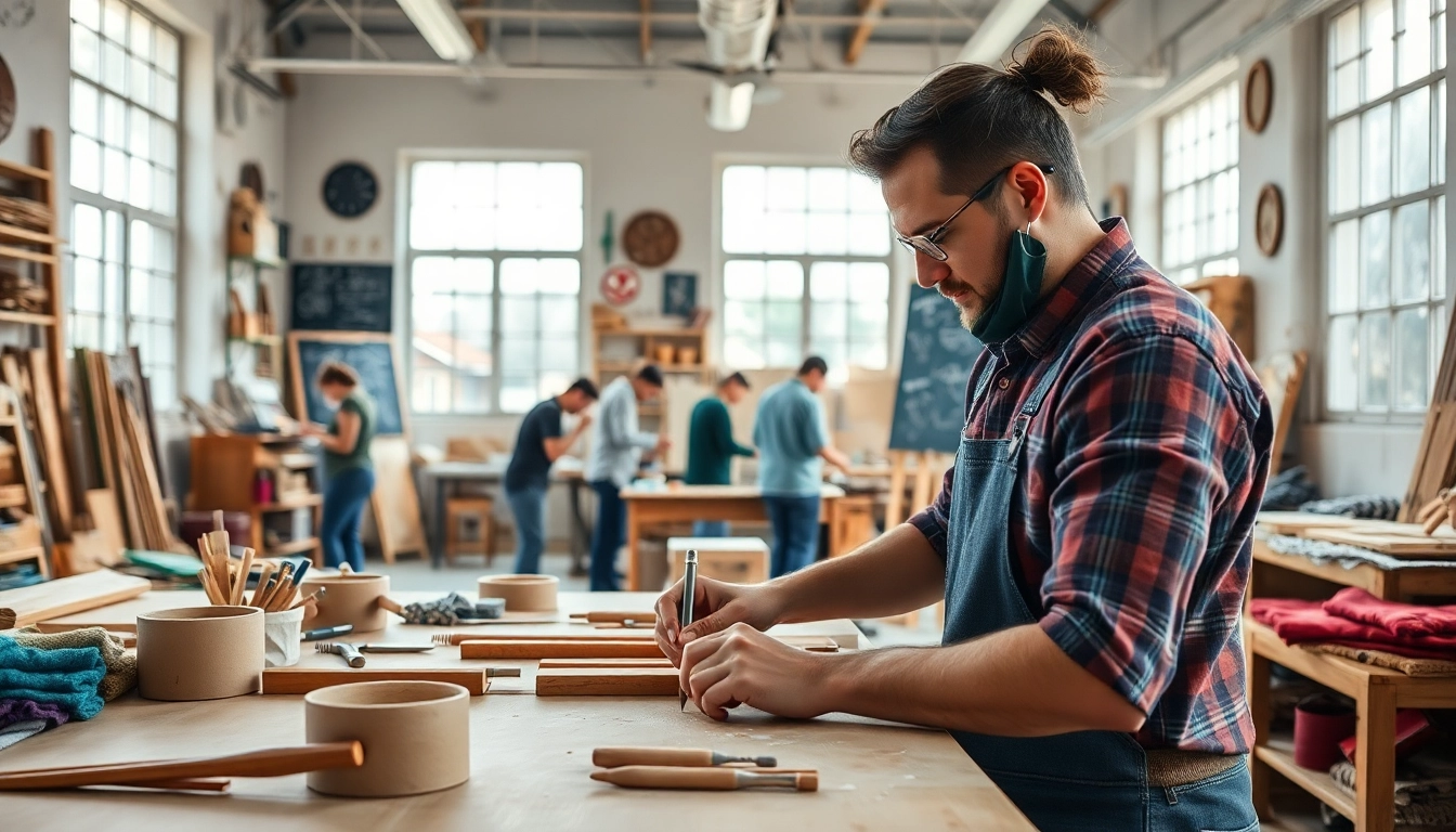 Enhance your skills with hands-on craft training in an engaging workshop setting.