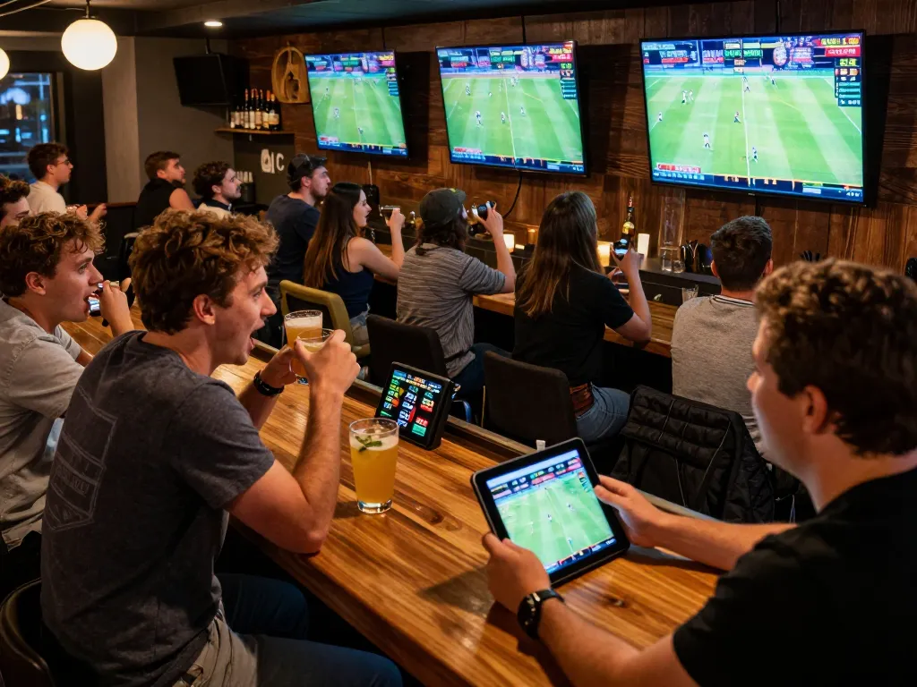 Engaging sports betting scene highlighting keonhacai excitement during live events.
