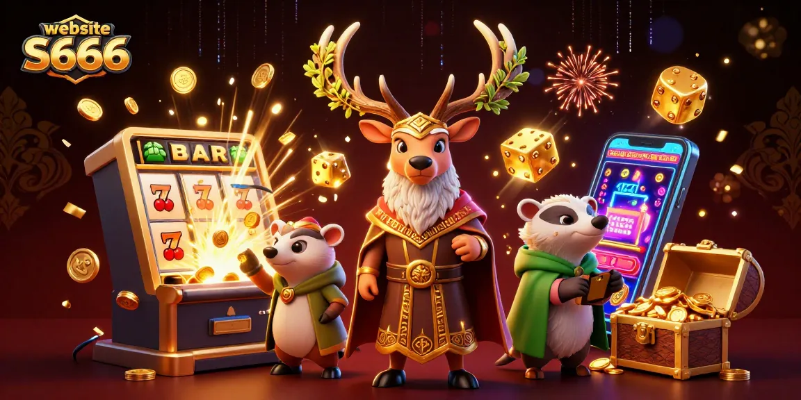 Engage with thrilling gameplay at website S666 with dynamic casino elements and vibrant 3D visuals.