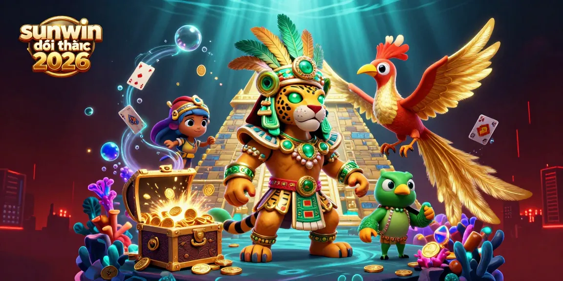 Experience the excitement of sunwin đổi thưởng 2026 with vibrant 3D casino action featuring epic characters and treasures.