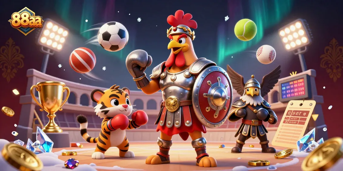 Join the excitement at 88aa and experience thrilling online gaming with vibrant illustrations.
