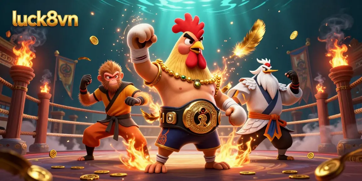 Experience the thrill of luck8vn at a vibrant online casino featuring dynamic characters and exciting action.