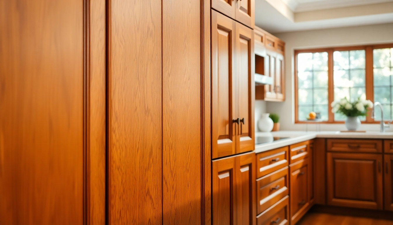 Cabinet Refacing Largo FL enhances kitchens with beautifully refaced cabinets and warm design.