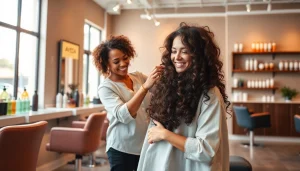 Transform your look at Omnia Salon with expert perm services in San Diego.